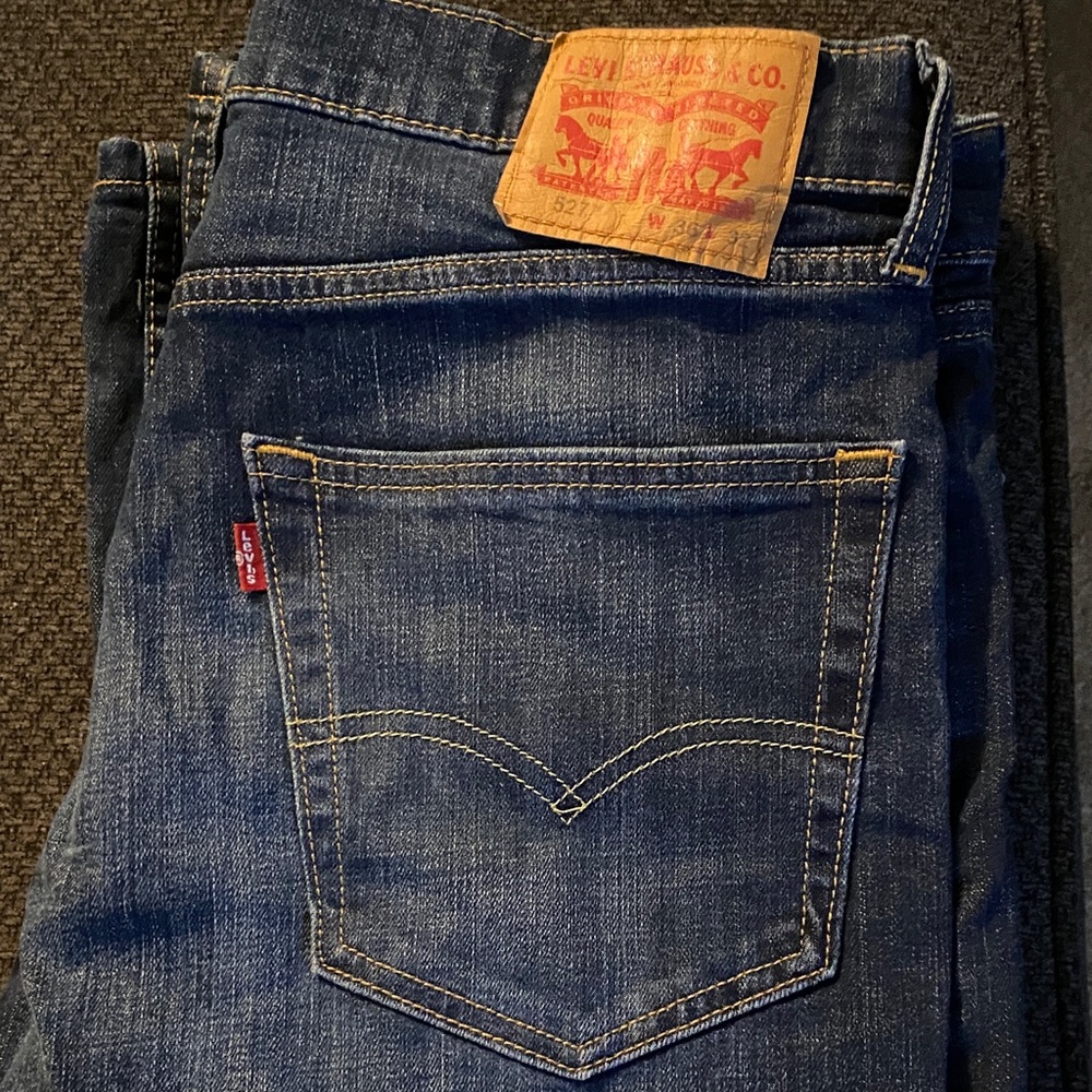 Levi's Dark Indigo Men's Jeans 527 Bootcut